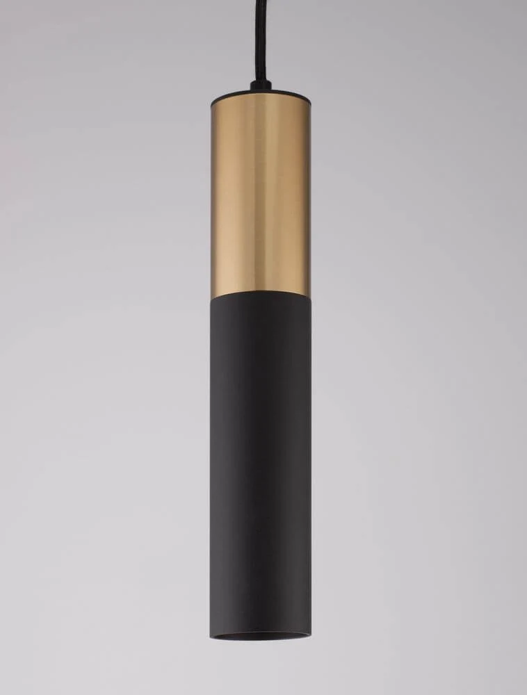 Pongo Pendelleuchte Cover Unten Ø 5,6cm Schwarz, Gold