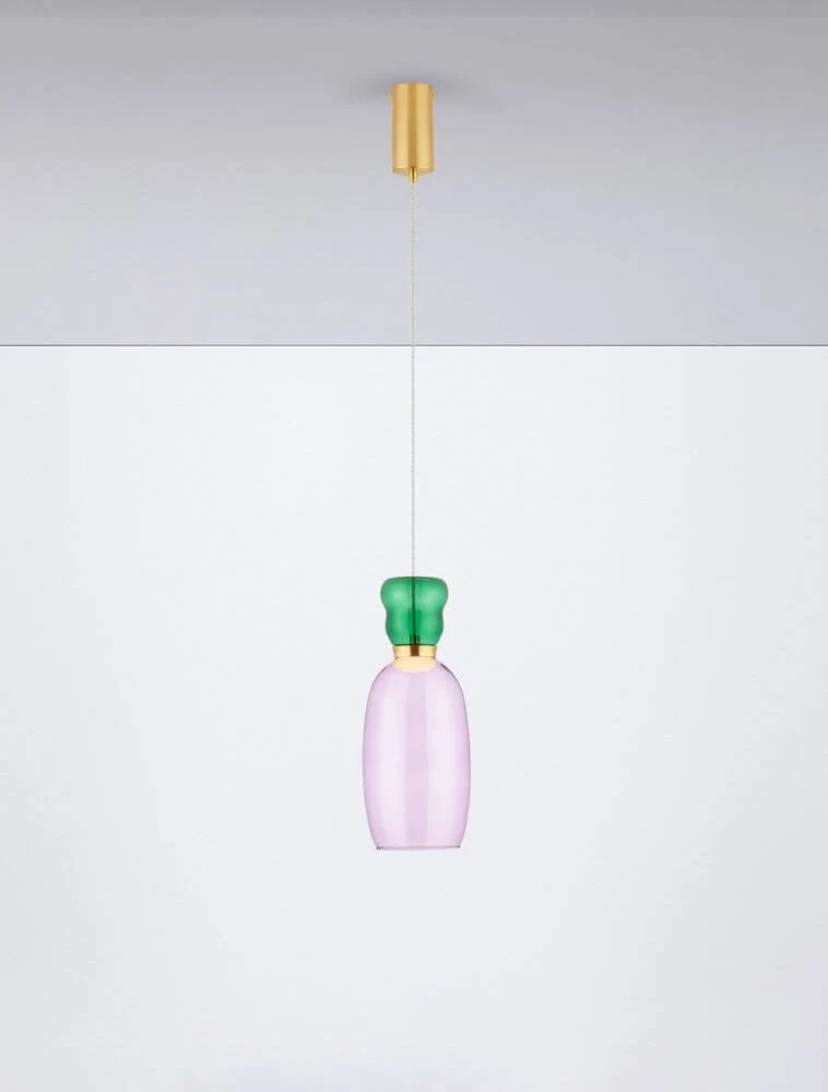 Pluma LED Pendelleuchte Ø 15cm 3000K Mehrfarbig