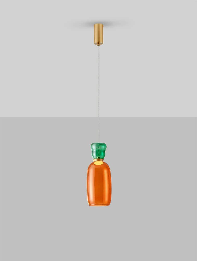 Pluma LED Pendelleuchte Ø 15cm 3000K Mehrfarbig