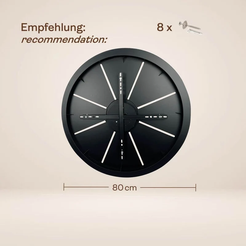 s.luce Velo Galerie-Hängeleuchte 12-flammig Ø 80cm Ø 25cm