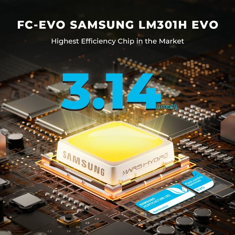 Mars Hydro FC 8000-EVO SAMSUNG LM301H EVO 800 W intelligentes LED-Wachstumslicht für den kommerziellen CO2-Anbau