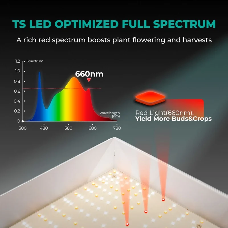 Mars Hydro TSL 2000 Vollspektrum Dimmbare 300W LED Pflanzenlampe