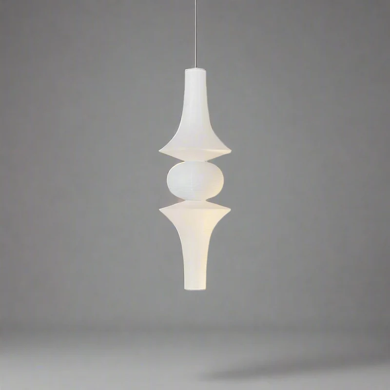 Hanglamp Japans Papier E27 LED Washi Plafondverlichting Beige Wit Sfeerverlichting Woonkamer Slaapkamer | Sansoti