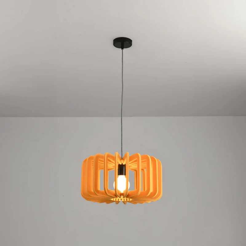 Akoestische Hanglamp met Viltscherm E27 | Design Verlichting Geluidsdemping voor Restaurant en Eetkamer 40 cm | Sansoti