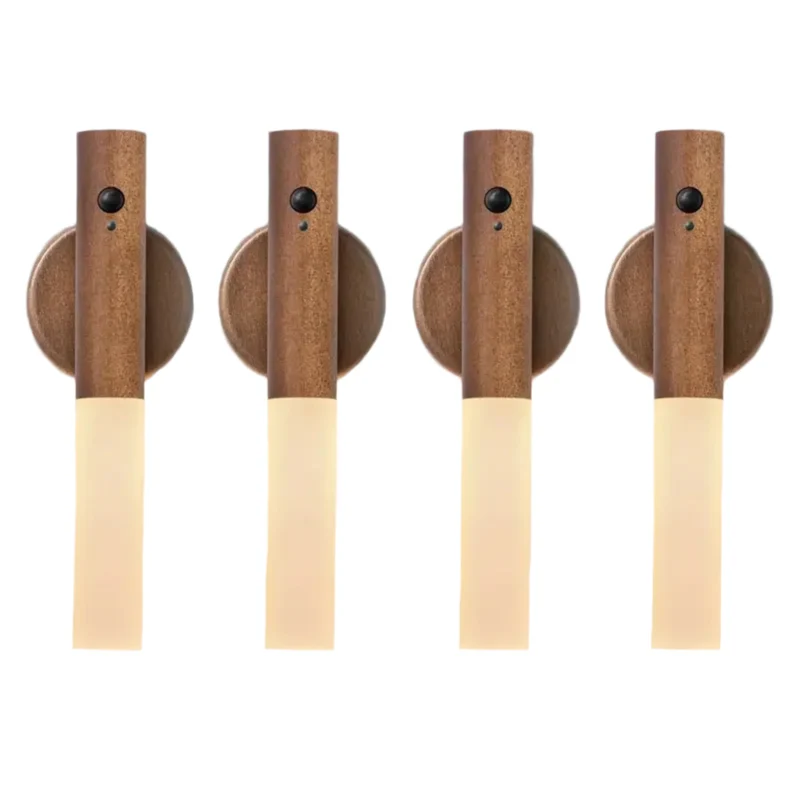 Magnetische Wandlamp met Bewegingssensor Oplaadbaar LED Nachtlampje voor Gang Trap Kast Slaapkamer Draadloos | Sansoti