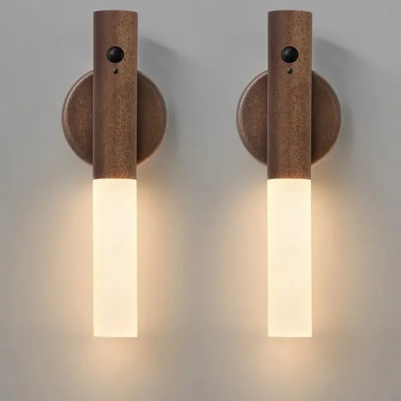 Magnetische Wandlamp met Bewegingssensor Oplaadbaar LED Nachtlampje voor Gang Trap Kast Slaapkamer Draadloos | Sansoti