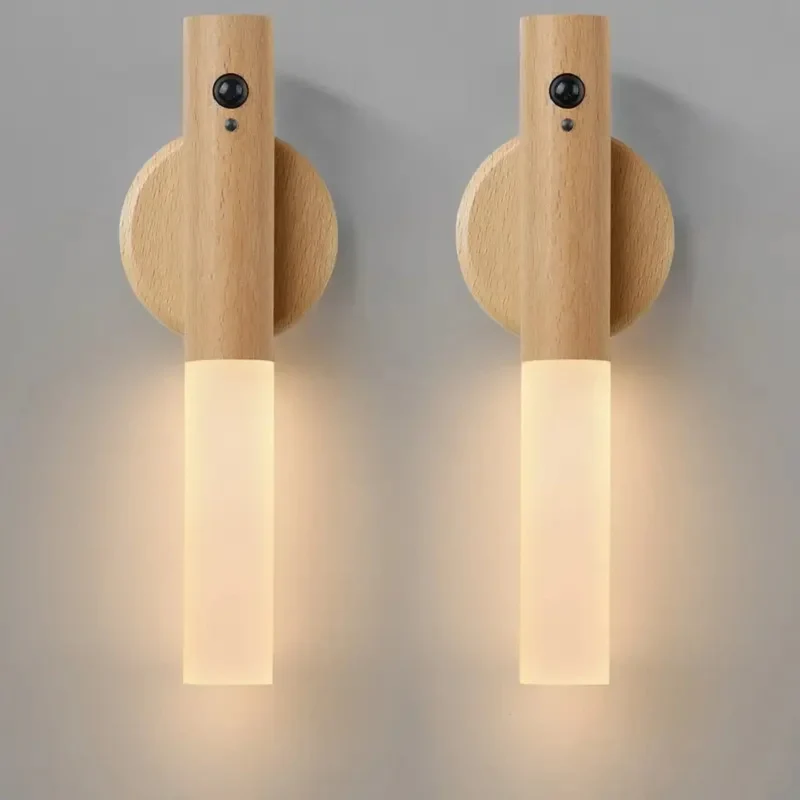 Magnetische Wandlamp met Bewegingssensor Oplaadbaar LED Nachtlampje voor Gang Trap Kast Slaapkamer Draadloos | Sansoti