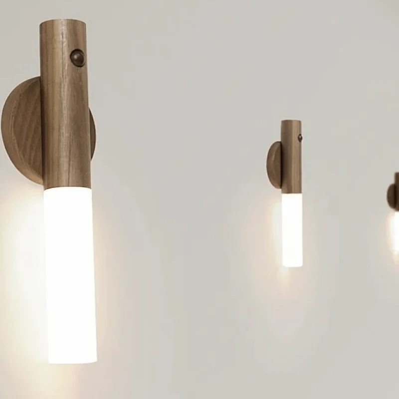 Magnetische Wandlamp met Bewegingssensor Oplaadbaar LED Nachtlampje voor Gang Trap Kast Slaapkamer Draadloos | Sansoti