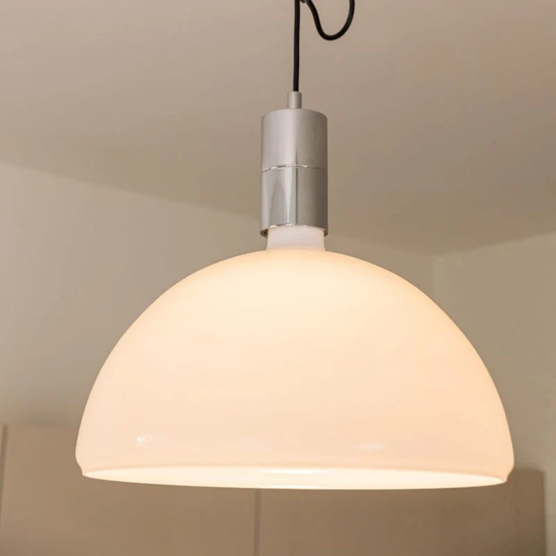 Verstelbare Hanglamp met Zwaaiarm Chroom Metaal 35cm Dimbaar Scandinavisch Design Keuken Eetkamer Woonkamer | Sansoti