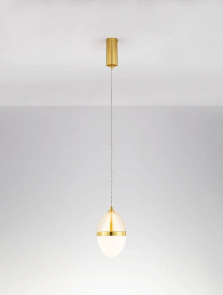 Egna Pendelleuchte Oval 3000K Gold