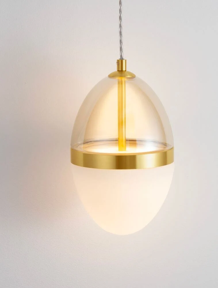 Egna Pendelleuchte Oval 3000K Gold
