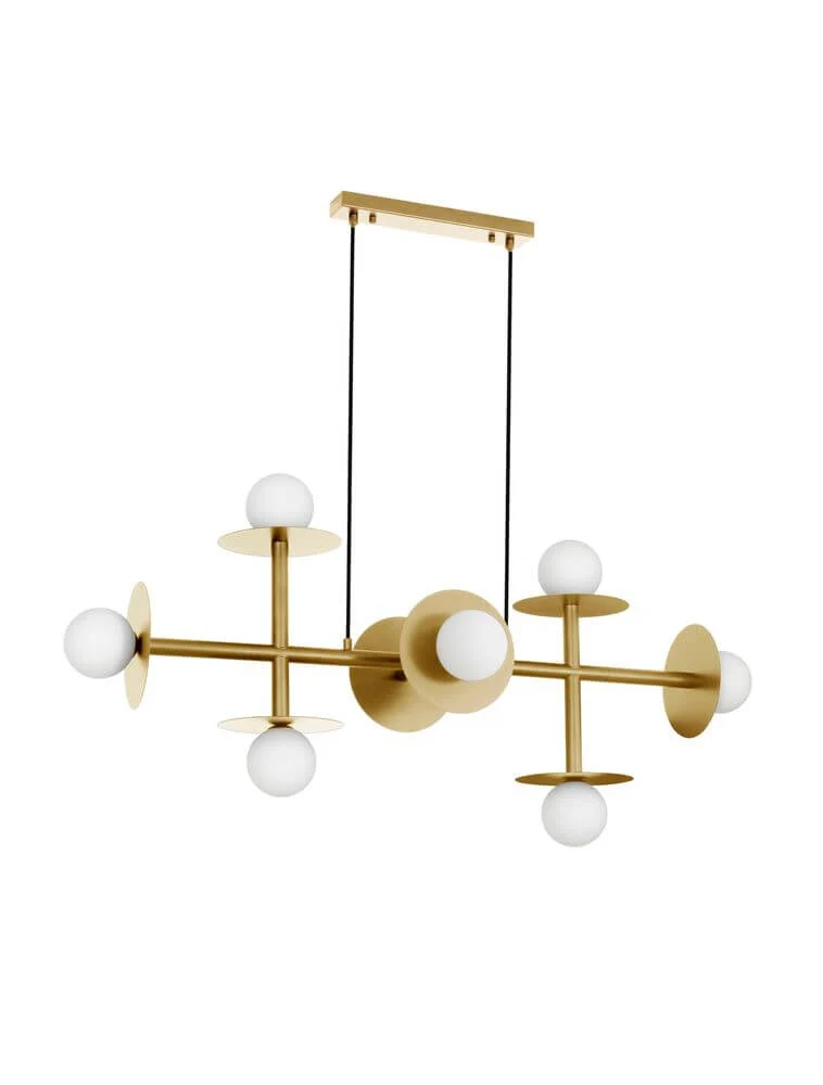 Pielo Pendelleuchte G9 Balken 32cm8-flammig