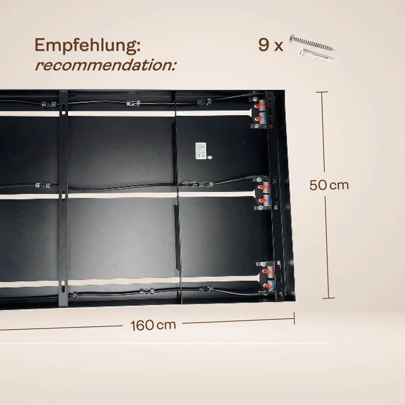 s.luce Velo Esszimmerlampe 12-flammig 200cm 3-reihig Ø 18/20/25cm