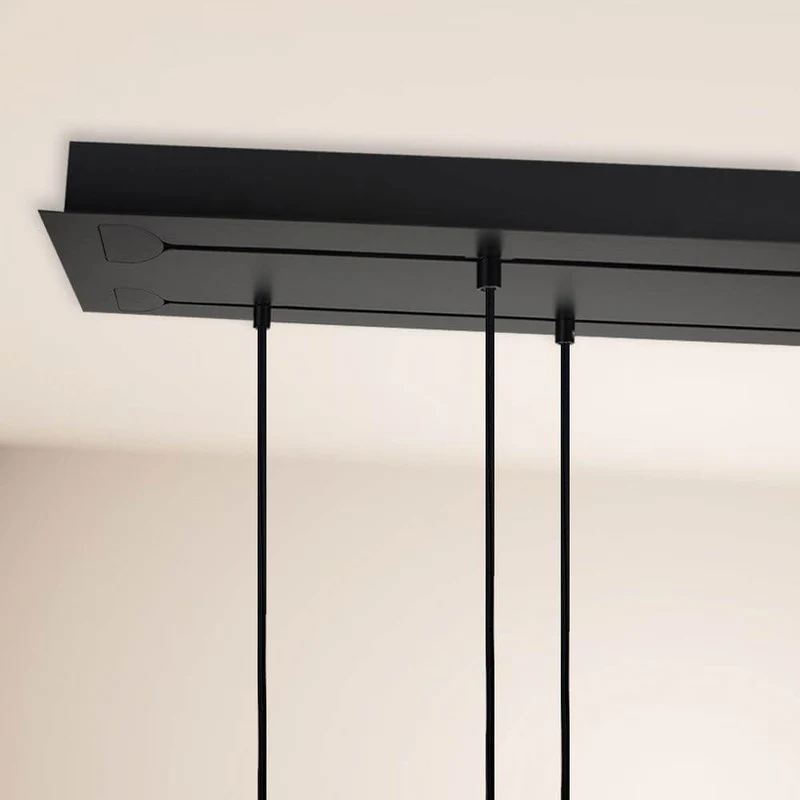 s.luce Velo Esszimmerlampe 12-flammig 200cm 3-reihig Ø 18/20/25cm