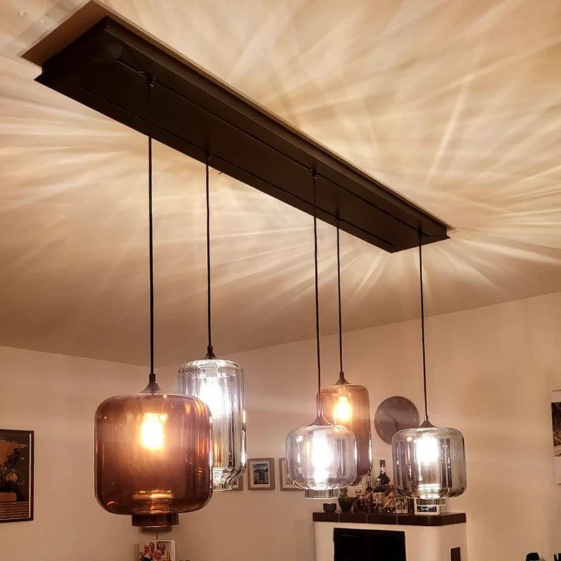 s.luce Velo Esstisch-Pendelleuchte 3-flammig 120cm Ø 18cm