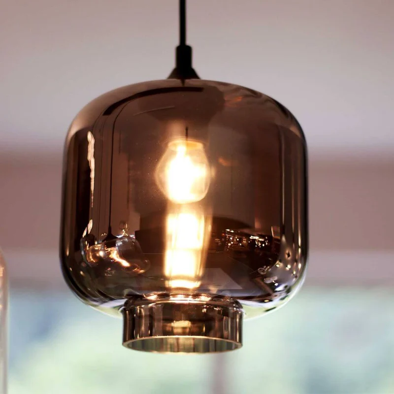 s.luce Velo Esstischlampe 5-flammig 160cm Baldachin Ø 20cm