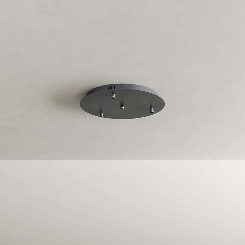 s.luce Velo Galerielampe 3-flammig Ø 40cm Baldachin Ø 18cm