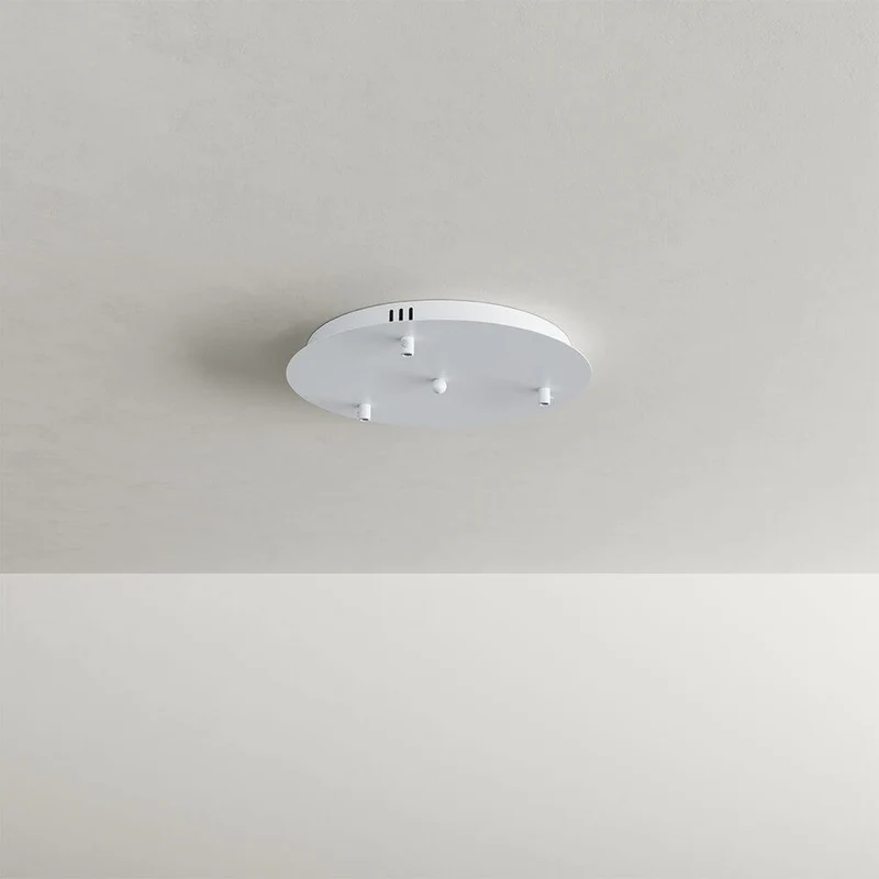 s.luce Velo Galerielampe 3-flammig Ø 40cm Baldachin Ø 18cm