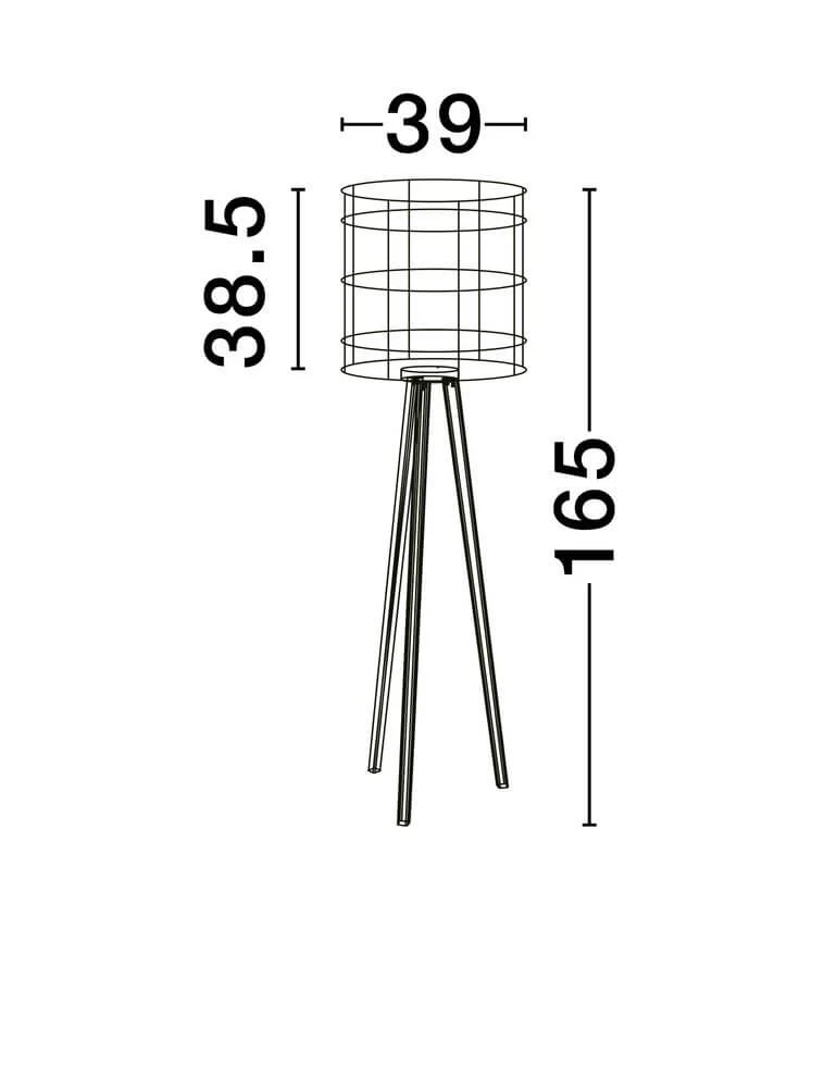 Plette Stehlampe Natur
