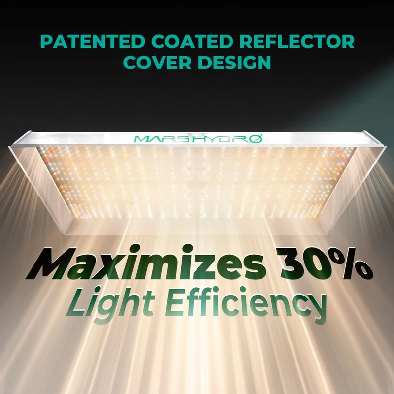Mars Hydro TSW 2000 Vollspektrum 300 W Dimmbares LED-Wachstumslicht für 4x4-Zelt-Bepflanzung mit hoher Dichte