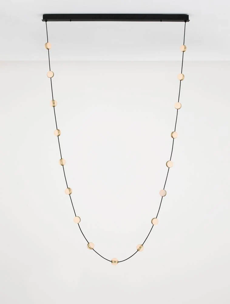 Alcinoe LED Pendelleuchte 3000K Schwarz, Gold