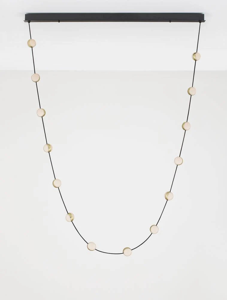 Alcinoe LED Pendelleuchte 3000K Schwarz, Gold