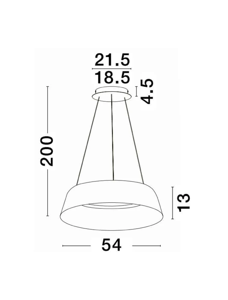 Alba LED Pendelleuchte Ø 54cm 3000K