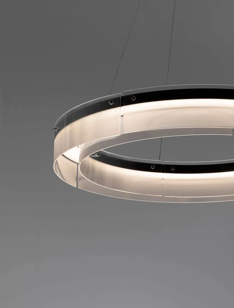 Pauline LED Pendelleuchte 3000K Schwarz