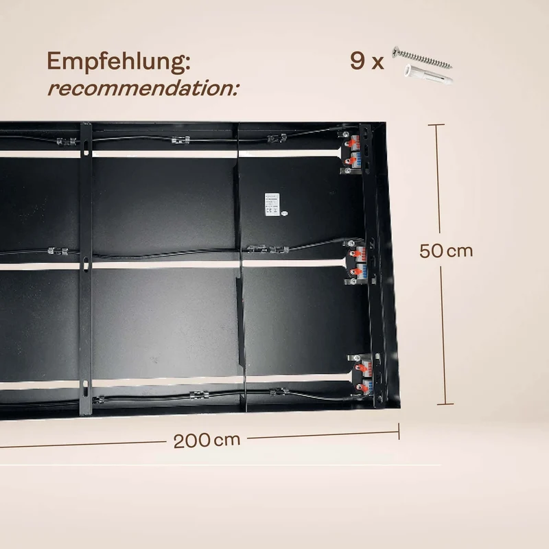 s.luce Velo Esszimmerleuchte 8-flammig 200cm 3-reihig Ø 25cm
