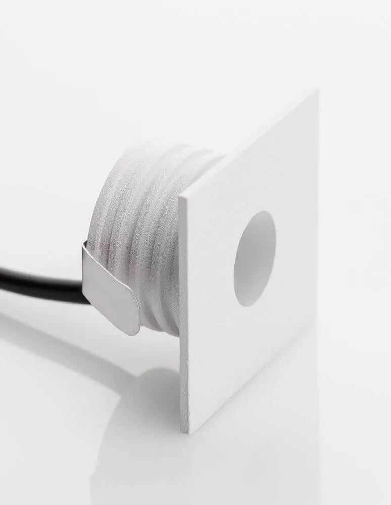 Passagio LED Außenwandeinbauleuchte Quadratisch Rund 3000K Weiß IP54