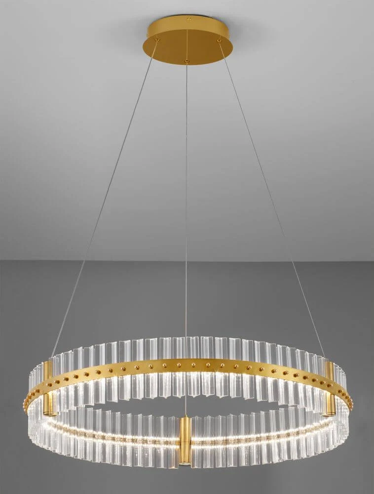 Kezo LED Pendelleuchte Ø 78cm 3000K Gold