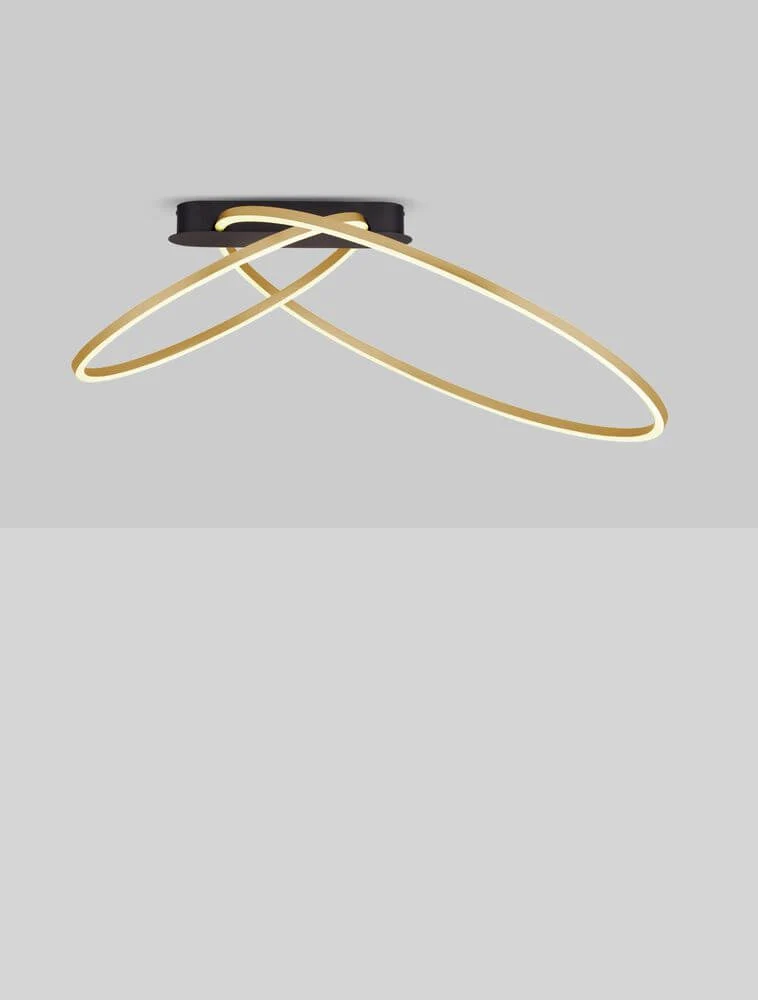 Kiklos LED Deckenleuchte 2-flammig Ø 72cm 3000K