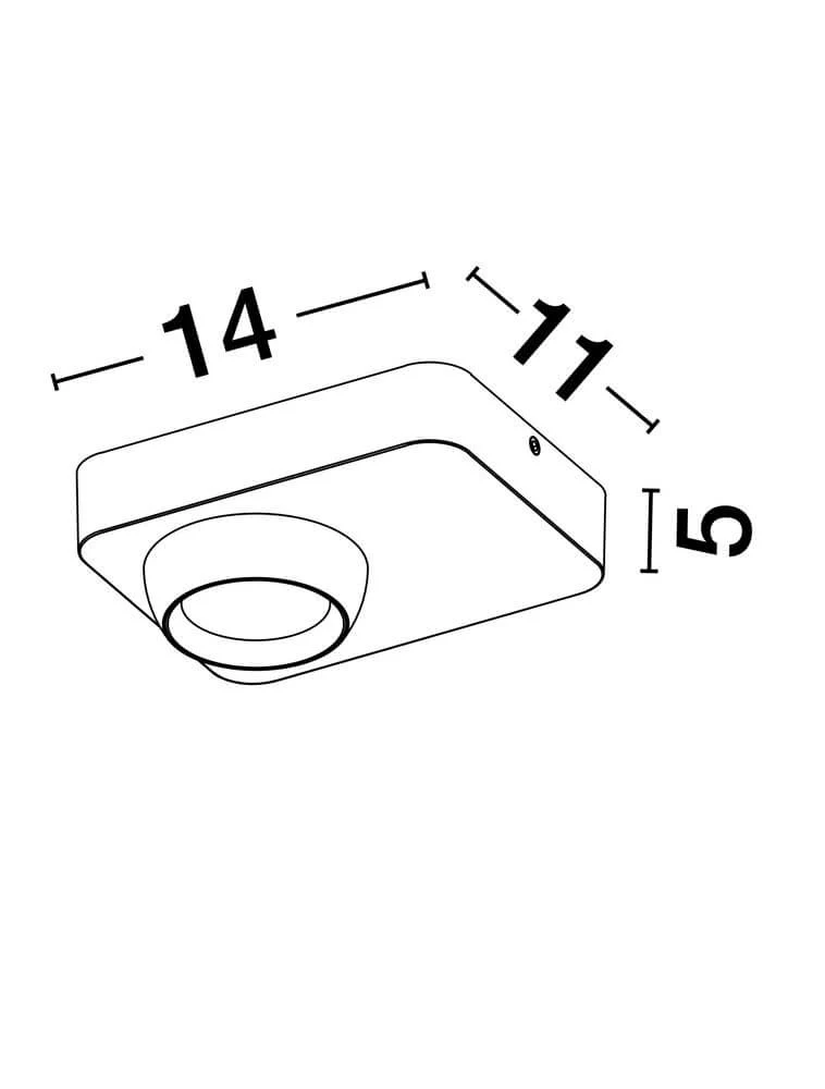 Kedros LED Deckenleuchte 3000K
