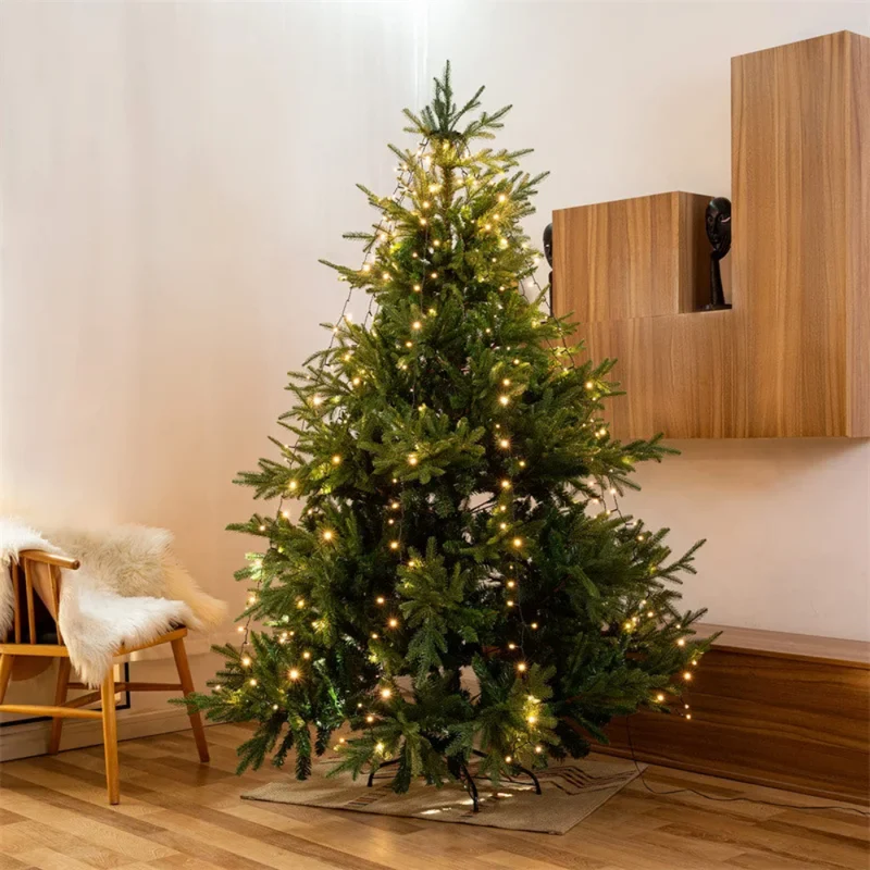 LED Waterval Verlichting Kerstboom Hangend Lichtgordijn Dimbaar met Afstandsbediening Timer voor Feestdagen | Sansoti