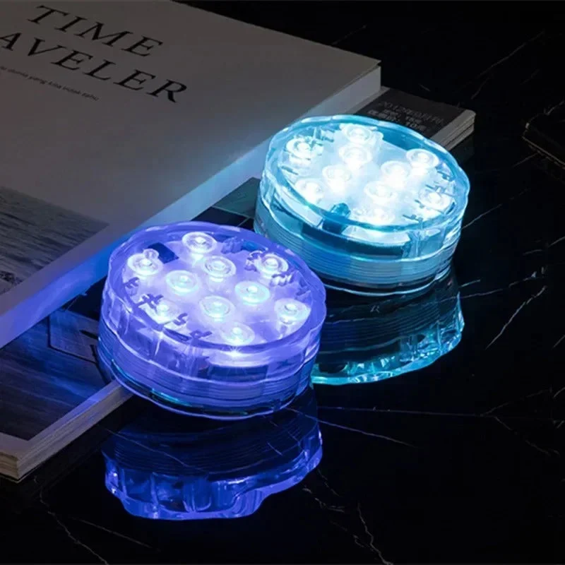 Drijvende LED Onderwaterlampen 16 Kleuren met Afstandsbediening Zwembad Vijver Decoratieve Sfeerverlichting | Sansoti