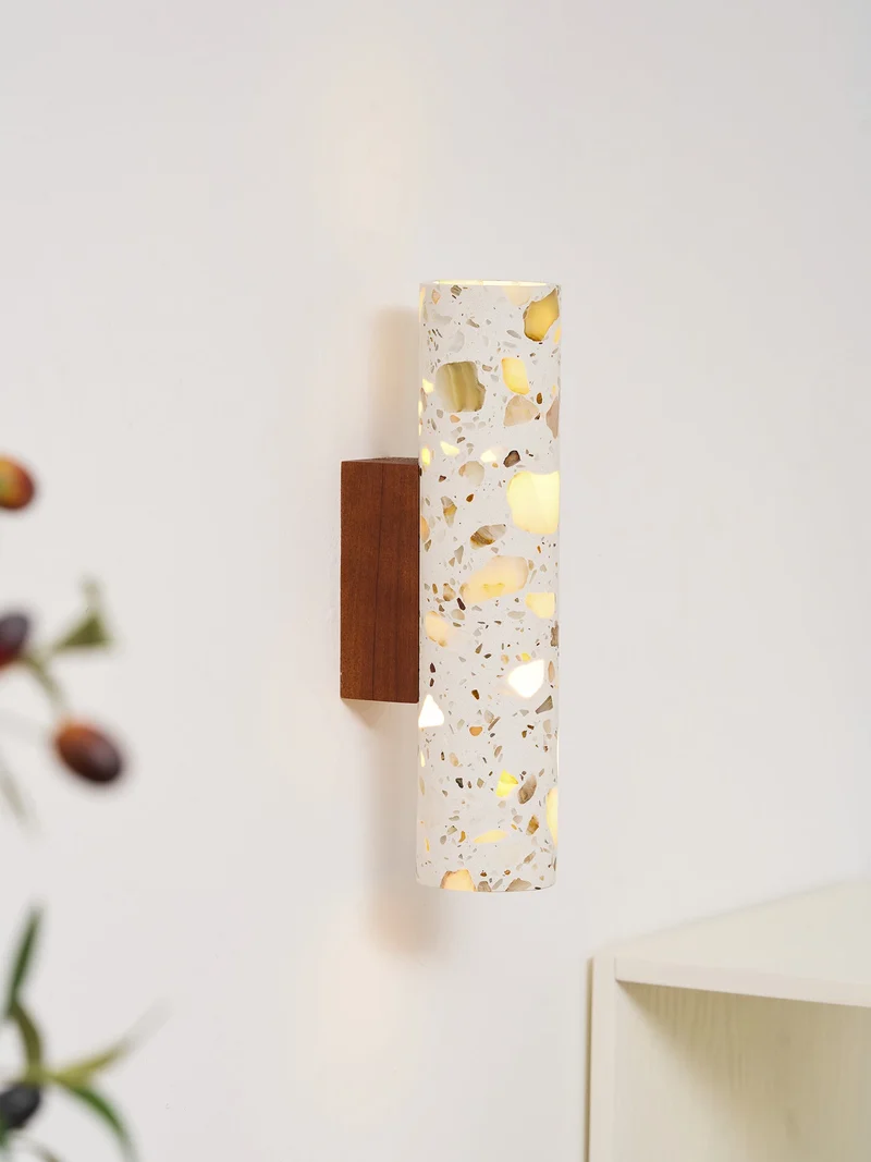 Cilindrische Wandlamp met Diffuus Licht - G9 Fitting - Dimbaar - Modern Design voor Woonkamer Slaapkamer | Sansoti