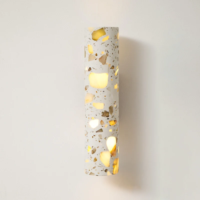 Cilindrische Wandlamp met Diffuus Licht - G9 Fitting - Dimbaar - Modern Design voor Woonkamer Slaapkamer | Sansoti