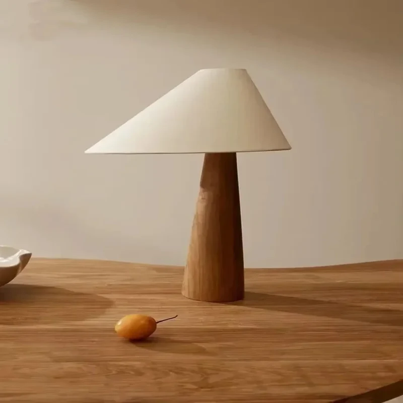 Houten Lamp met Natuurlijk Ontwerp Tafel- of Staande Lamp 40-165cm Minimalistische Sfeerverlichting Woonkamer | Sansoti