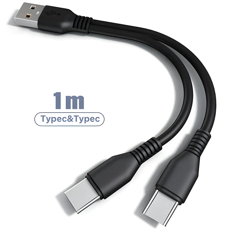 Dubbele Oplaadkabel met Multi-USB Poorten voor Smartphone Tablet Opladen Snelladen Tech Gadgets Accessoires | Sansoti