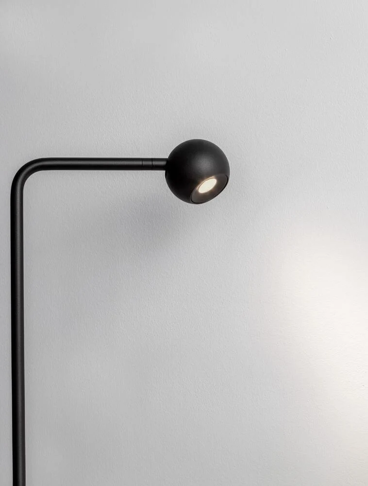 Sfera Stehlampe 3000K Schwarz