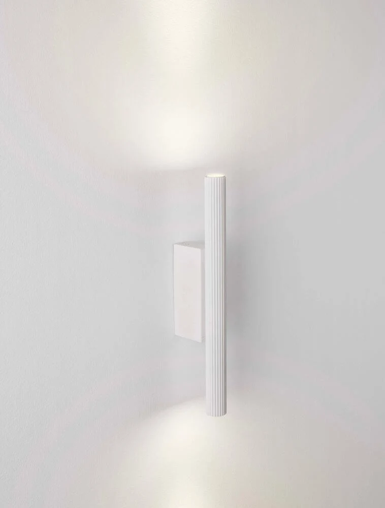 Paron LED Wandleuchte Geriffelt 3000K