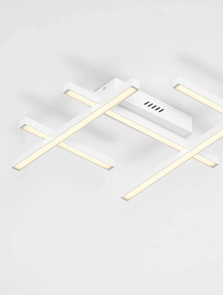 Pace LED Deckenleuchte 58cm 5-flammig 3000K Weiß
