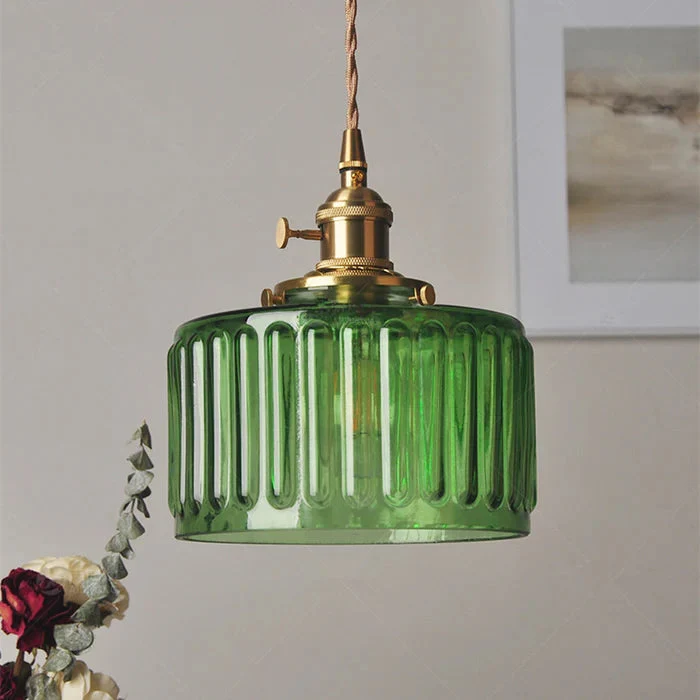 Hanglamp Kristalglas Cilindervorm Verstelbare Hoogte Vintage Stijl Woonkamer Eetkamer Hal Sfeerverlichting | Sansoti