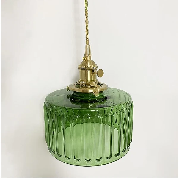 Hanglamp Kristalglas Cilindervorm Verstelbare Hoogte Vintage Stijl Woonkamer Eetkamer Hal Sfeerverlichting | Sansoti