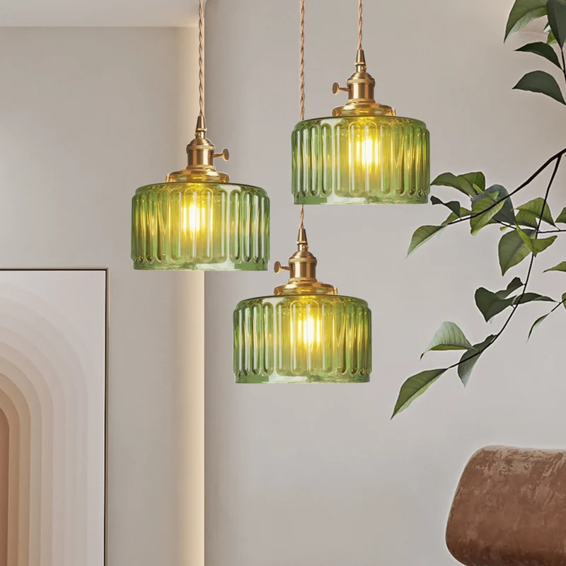 Hanglamp Kristalglas Cilindervorm Verstelbare Hoogte Vintage Stijl Woonkamer Eetkamer Hal Sfeerverlichting | Sansoti