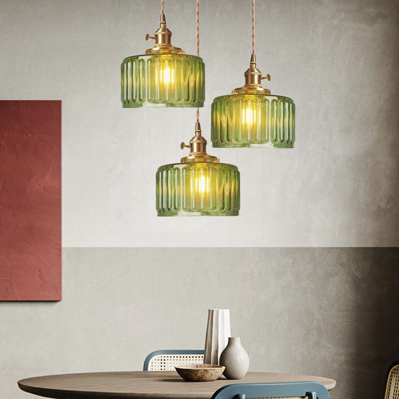 Hanglamp Kristalglas Cilindervorm Verstelbare Hoogte Vintage Stijl Woonkamer Eetkamer Hal Sfeerverlichting | Sansoti