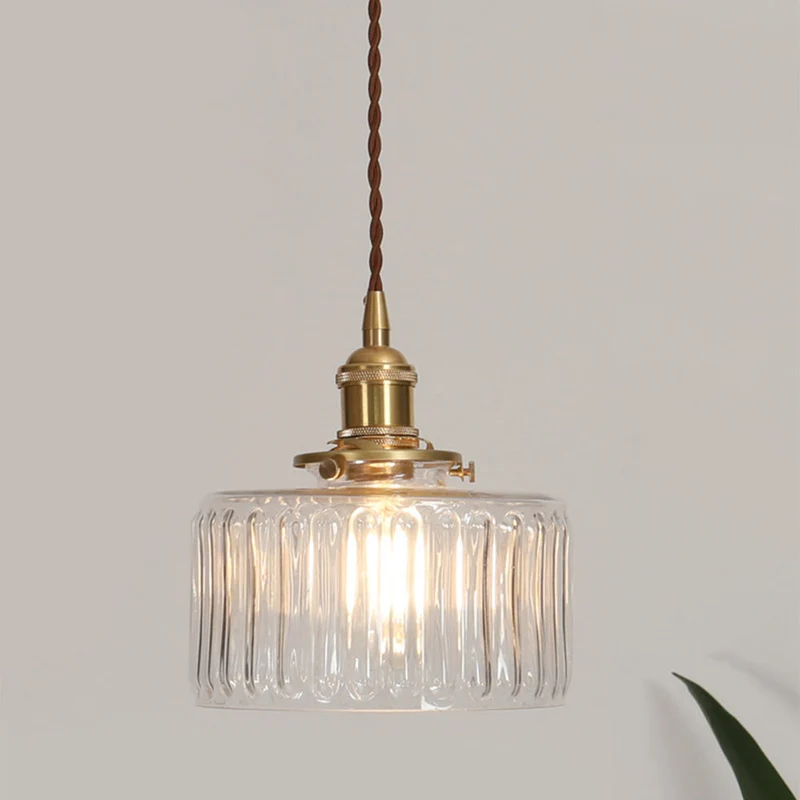 Hanglamp Kristalglas Cilindervorm Verstelbare Hoogte Vintage Stijl Woonkamer Eetkamer Hal Sfeerverlichting | Sansoti