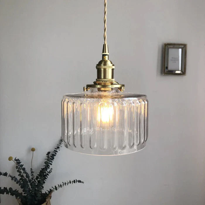 Hanglamp Kristalglas Cilindervorm Verstelbare Hoogte Vintage Stijl Woonkamer Eetkamer Hal Sfeerverlichting | Sansoti
