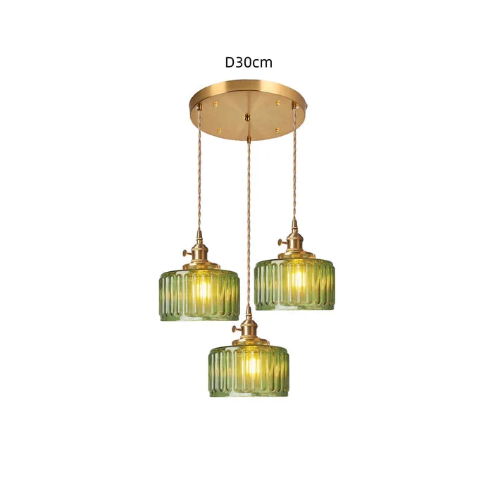 Hanglamp Kristalglas Cilindervorm Verstelbare Hoogte Vintage Stijl Woonkamer Eetkamer Hal Sfeerverlichting | Sansoti