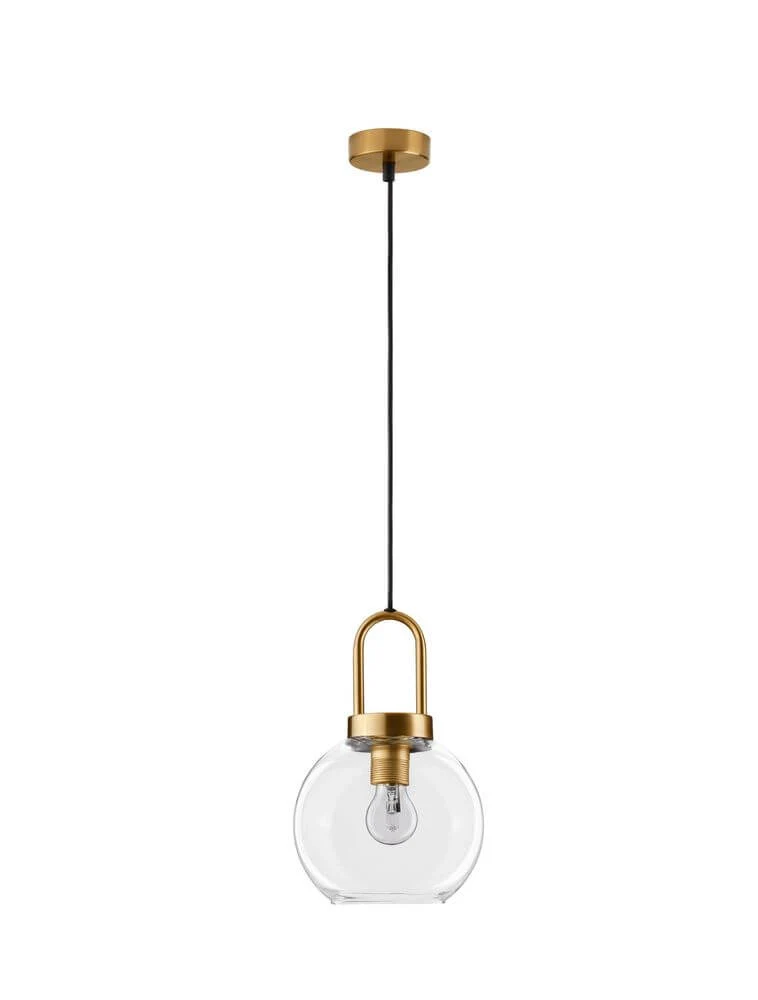 Irvine Pendelleuchte Ø 20cm Gold, Transparent